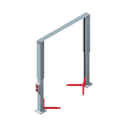 elevador-de-dos-columnas-sin-base-con-traviesa-central compatible con alineadora de dirección fcar fd505s